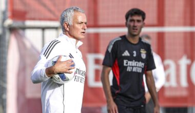 Primeiro onze de Mourinho no Benfica com várias surpresas