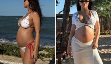 Rafa Kalimann exibe barrigão em viagem ao sul da Bahia: ‘Momento de paz’