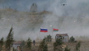 Observadores dos EUA assistem a jogos de guerra russos-bielorussos