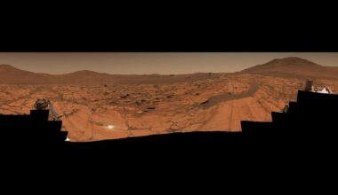 Nasa divulga imagem panorâmica de Marte em raro momento de atmosfera limpa