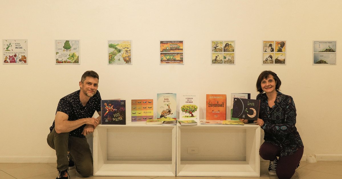 Como parte da programação da 41ª Feira do Livro de Caxias do Sul, Gio e Doug abrem a mostra "Bichos"