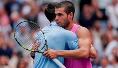 Open dos Estados Unidos. Alcaraz derrota Djokovic e marca encontro com Sinner