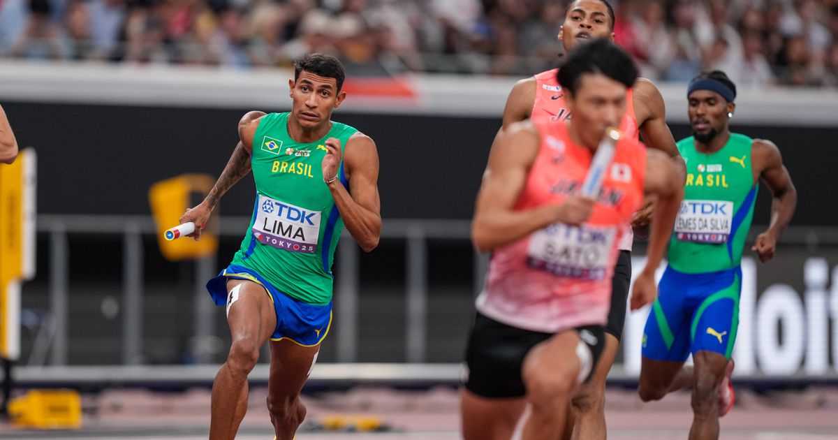 Estafeta portuguesa de 4x400 na final dos Mundiais