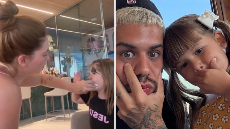 Vídeo: Maria Alice pede a Virginia encontro com Zé Felipe para ganhar abraço / Reprodução: Instagram