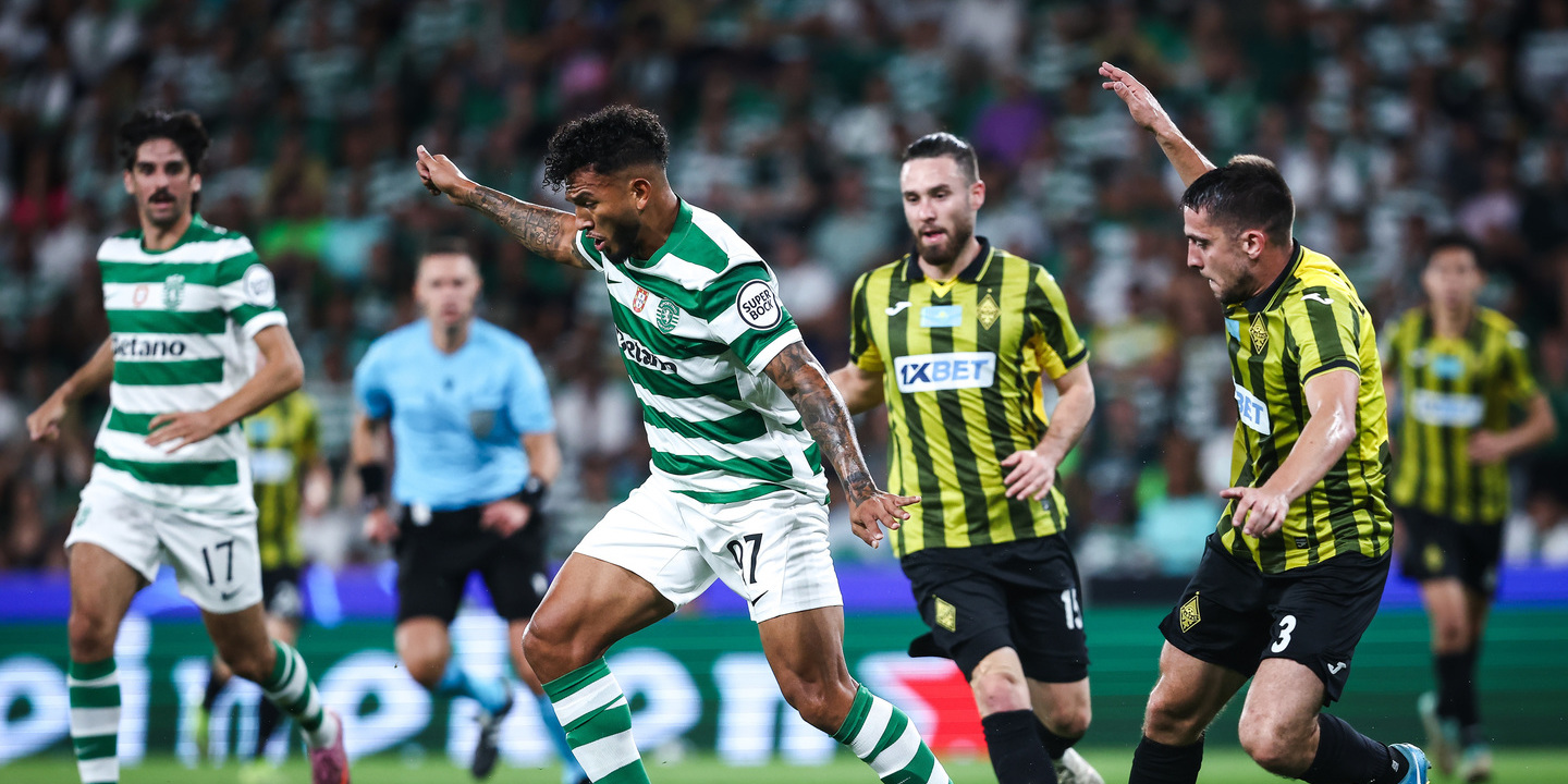 Sporting goleia Kairat e entra com o pé direito na fase de Liga da Champions