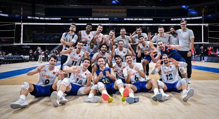 Mundiais de Voleibol. Portugal apura-se para os oitavos de final