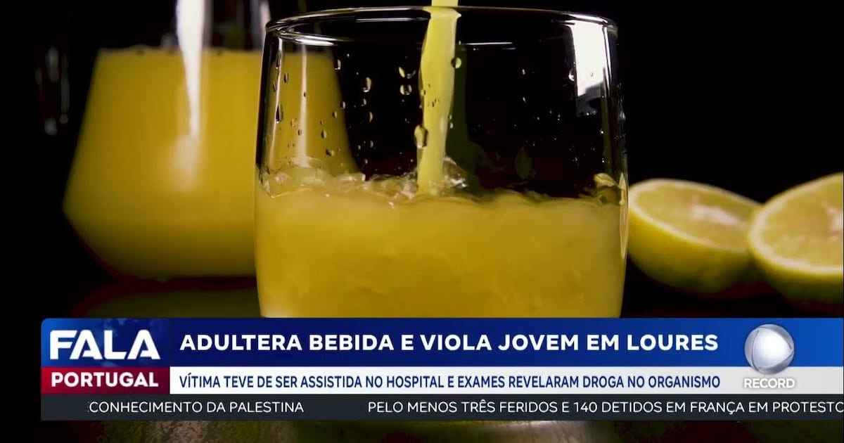 Homem adultera bebida e viola jovem em Loures - R7
