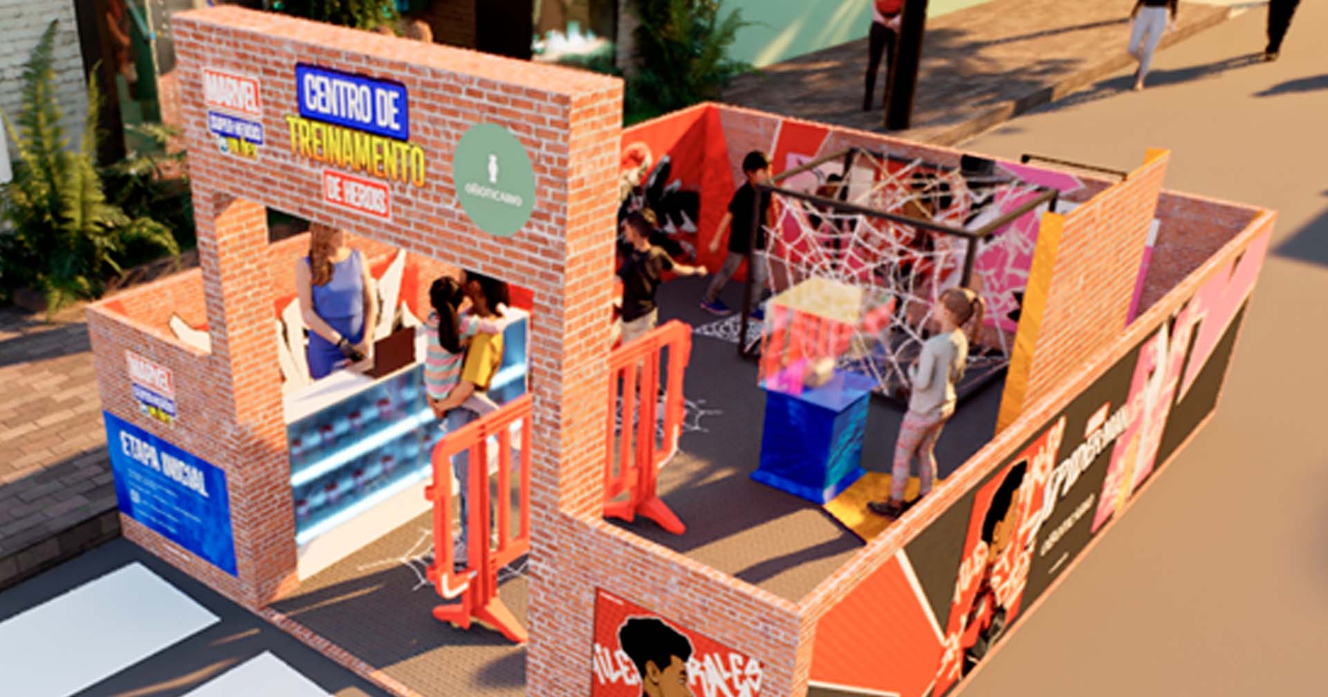 Centro de treinamento de heróis marvel festival pinheiros