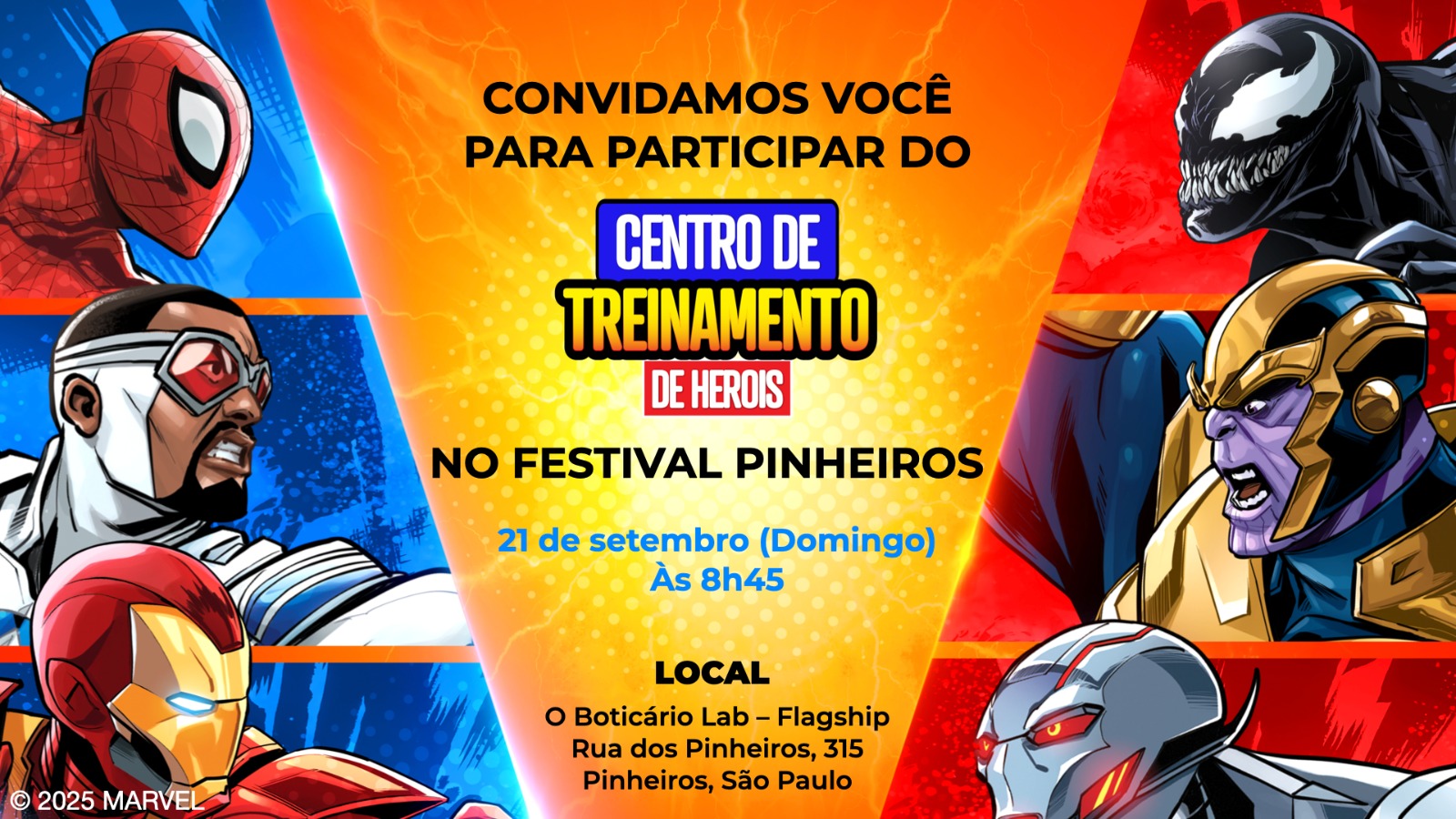 Centro de treinamento marvel pinheiros