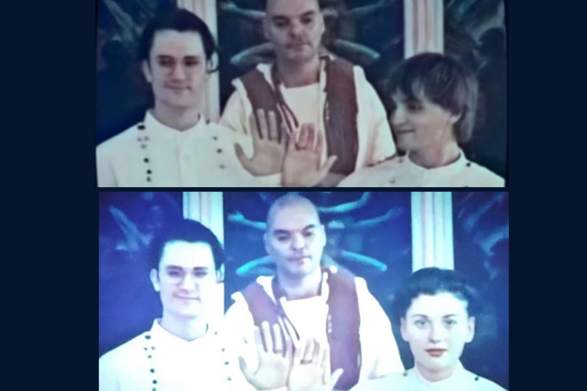 Cenas de casamento gay no filme Together (Juntos) original e alterada com IA na China