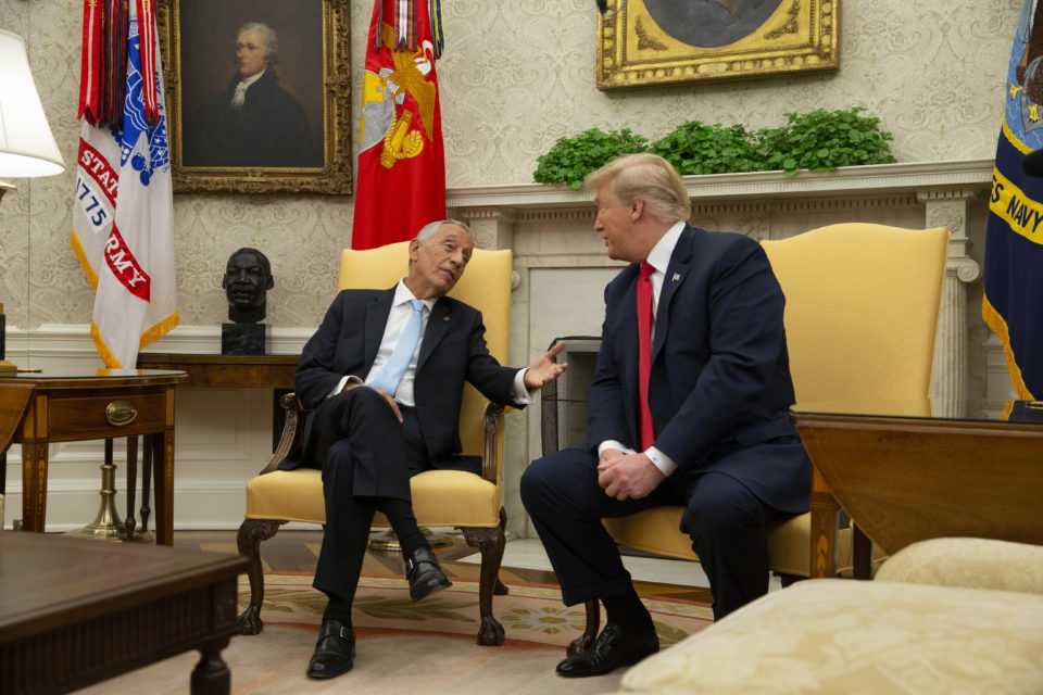 Marcelo faz as pazes com Trump à boleia do novo embaixador dos EUA em Lisboa