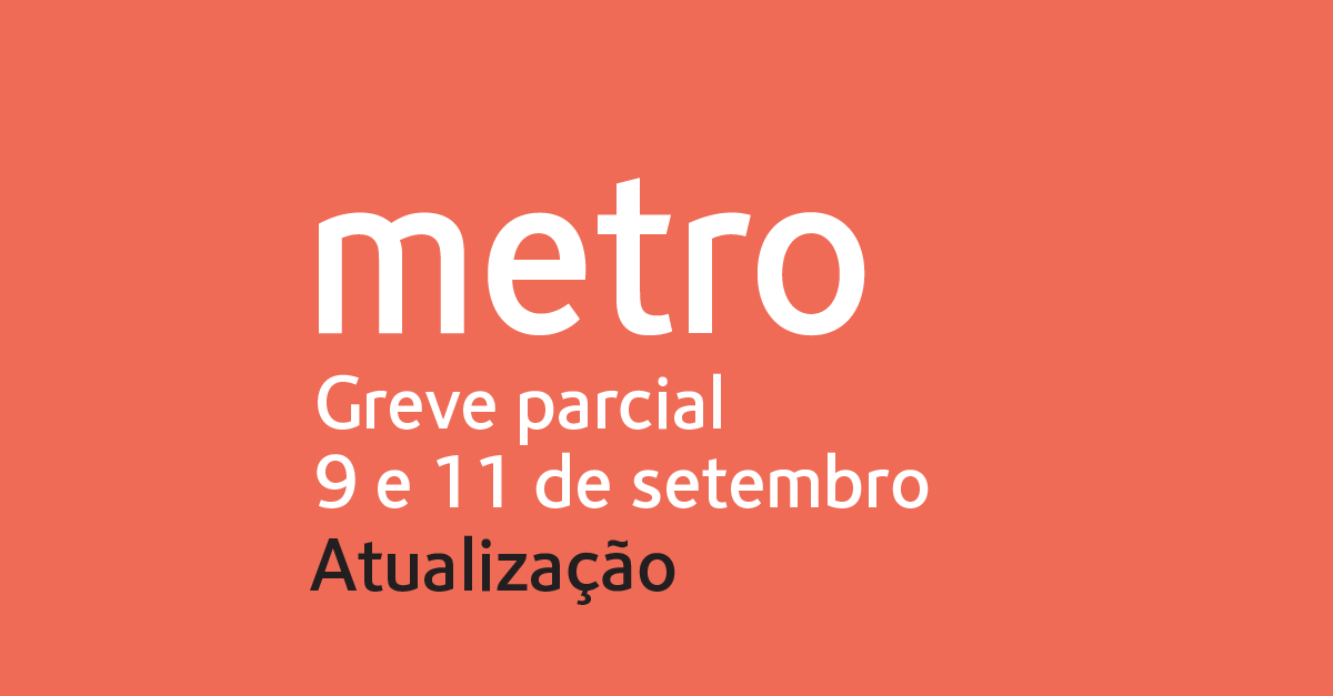 Esclarecimento sobre a greve parcial dos dias 09 e 11 de setembro