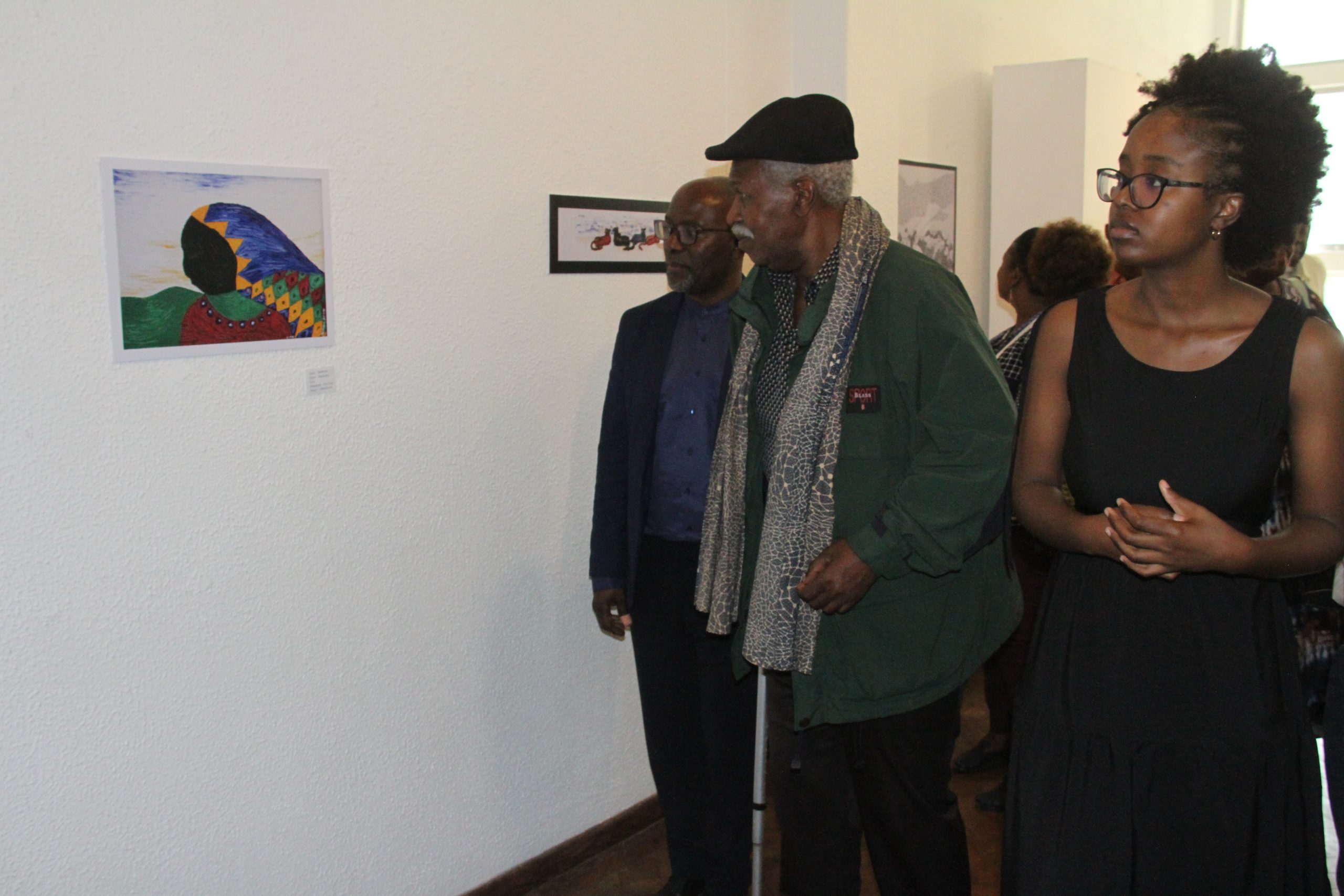 Em maputo na exposição do pintor moçambicano e bracarense elias mathonse 