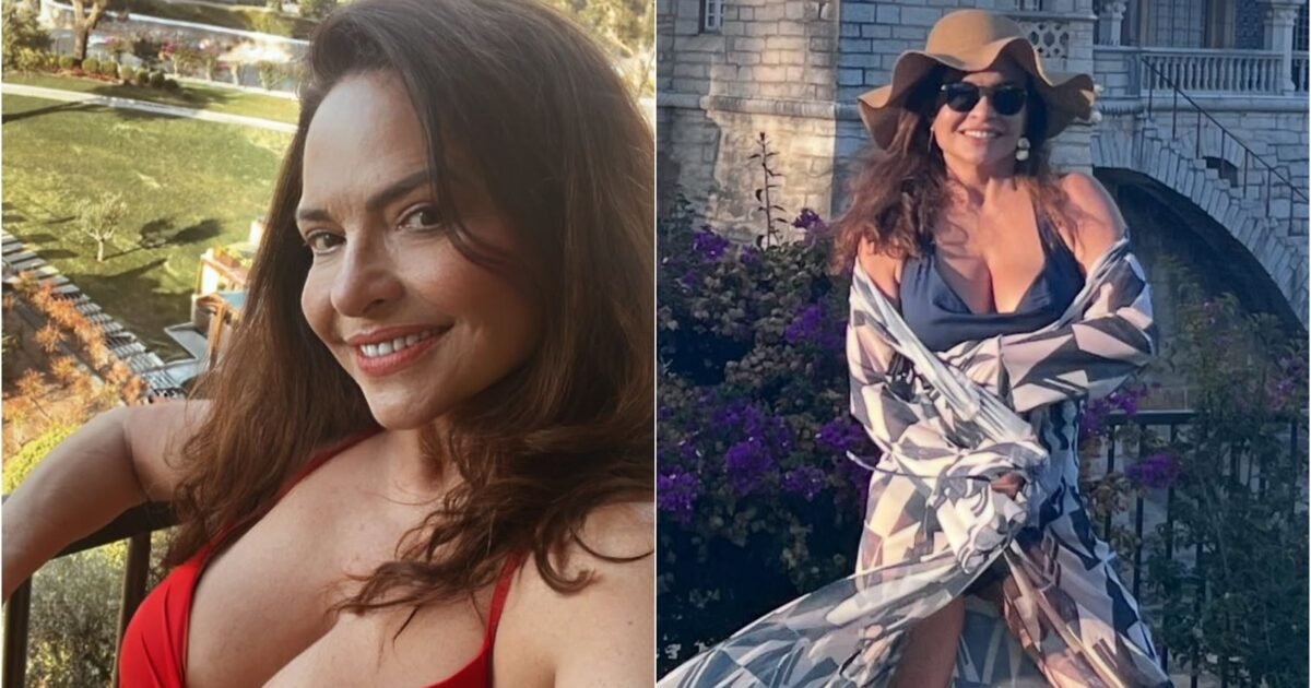 Aos 64 anos, Luiza Tomé relaxa de biquíni em hotel e ganha elogios: ‘Maravilhosa’