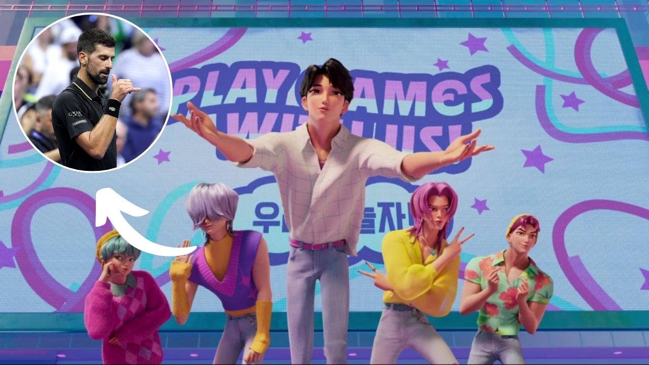Renomado tenista faz homenagem à filha com dança de 'Guerreiras do K-Pop'; veja!