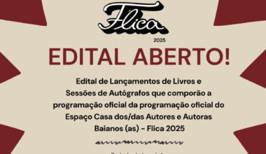 Flica abre chamada pública para lançamentos de livros e sessões de autógrafo