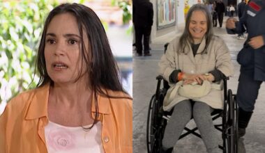 Regina Duarte apareceu em evento usando cadeira de rodas (1)