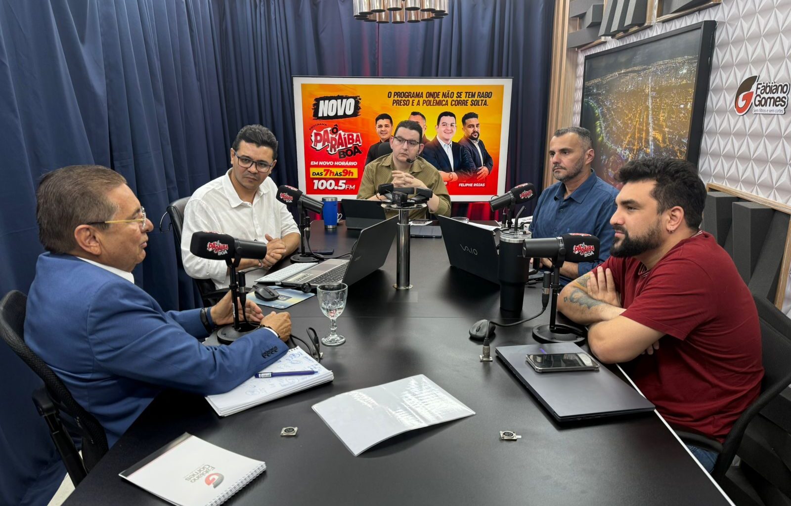 Programa apresentado por Fabiano Gomes e equipe na Rádio 100.5 FM Líder surpreende e supera CBN, BandNews, Rádio Norte, Jovem Pan, Clube FM e Parahyba FM no Ibope