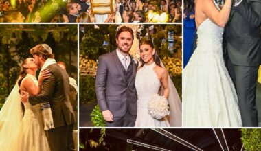 Alexandre Schnitman e Natalya Senna celebram casamento com cerimônia judaica em Salvador; veja fotos