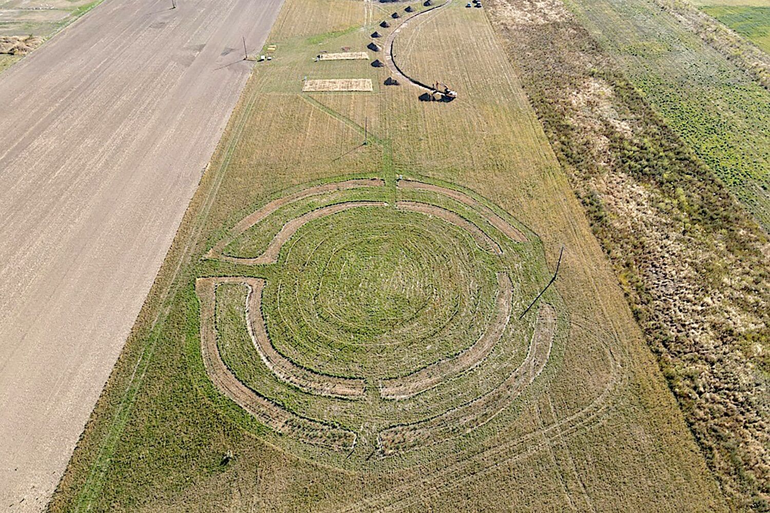 Descoberto na Áustria complexo de recintos circulares concêntricos com 6.500 anos