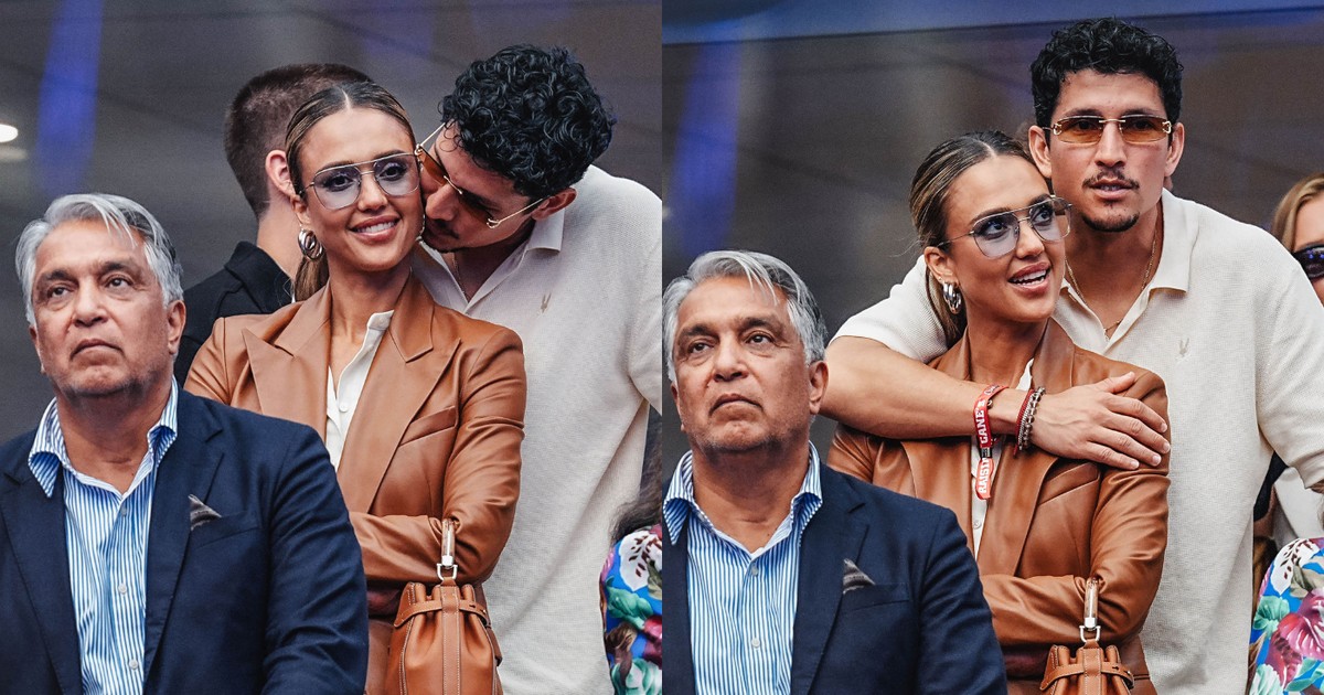 Jessica Alba deixa pai 'segurando vela' em date com astro da Marvel no US Open | Celebridades