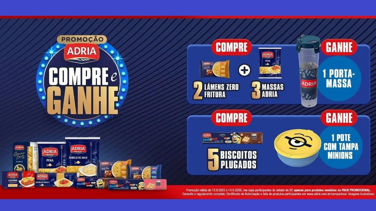 Adria lança promoção 'Compre e Ganhe' com itens dos Minions - GKPB