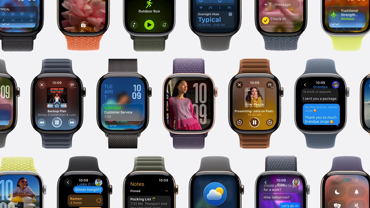 Novo Apple Watch terá iOS26 com design translúcido — Foto: Reprodução