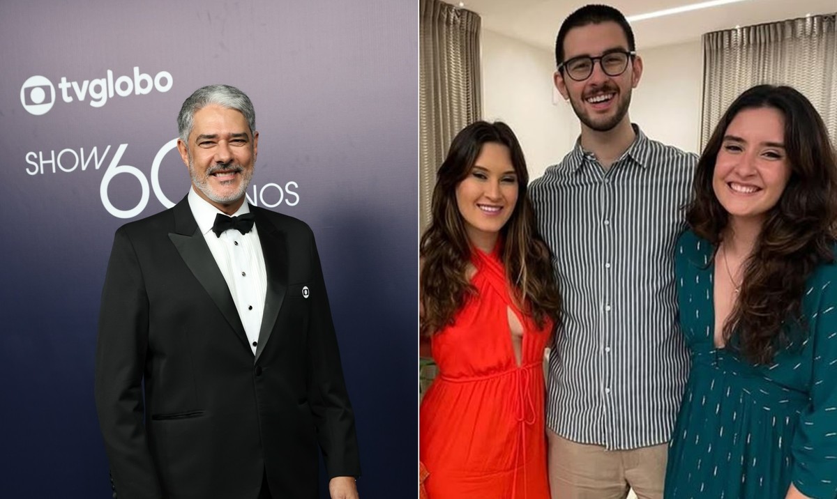 Quem são os filhos de William Bonner? Saiba mais sobre os trigêmeos Beatriz, Laura e Vinícius