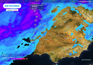 Até domingo prevê-se pouca chuva em Portugal Continental, mas esta região registará um máximo de 33 mm acumulados