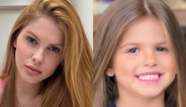 Filha de Bárbara Evans corta o cabelo