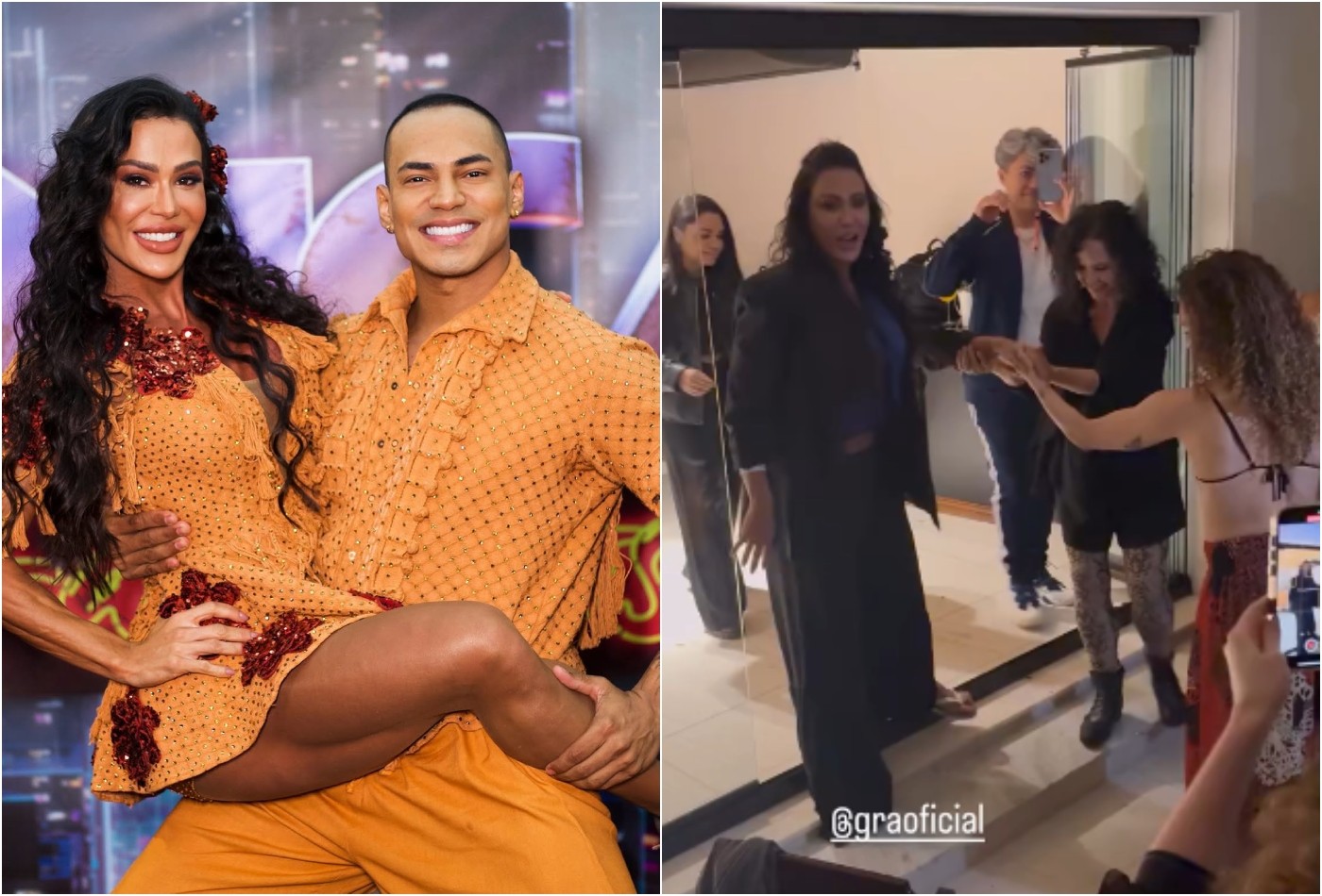 Gracyanne Barbosa rompe o tendão durante participação no 'Dança dos Famosos'
