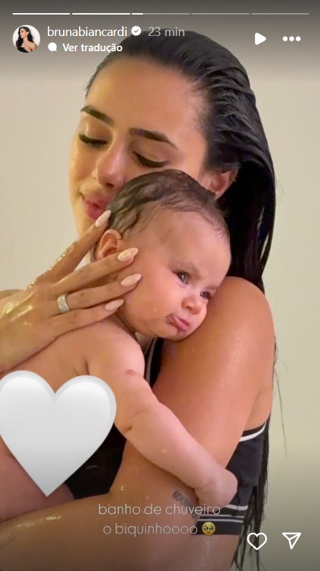 Bruna Biancardi e a filha, Mel - Reprodução/Instagram @brunabiancardi