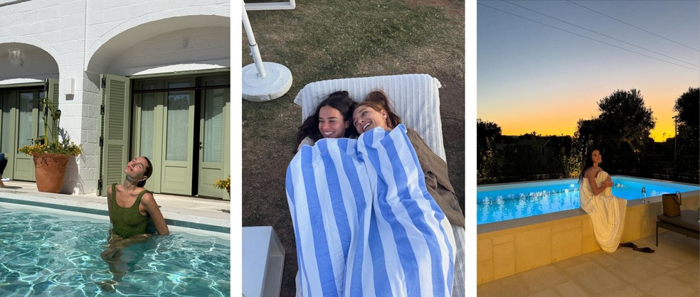Hotel de luxo na Itália conquista Sasha Meneghel e Bruna Marquezine em viagem exclusiva — Foto: Reprodução Instagram