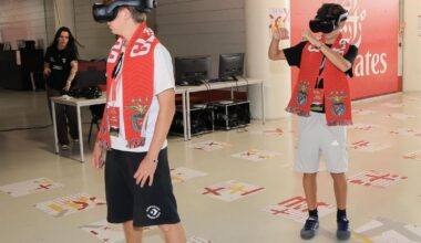 Experiência imersiva permite ser jogador do Benfica… e levantar troféu da Liga