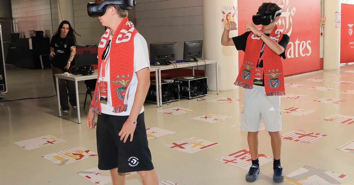 Experiência imersiva permite ser jogador do Benfica… e levantar troféu da Liga