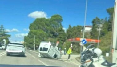 Capota no IC2 em Antanhol – Notícias de Coimbra