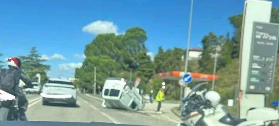 Capota no IC2 em Antanhol – Notícias de Coimbra