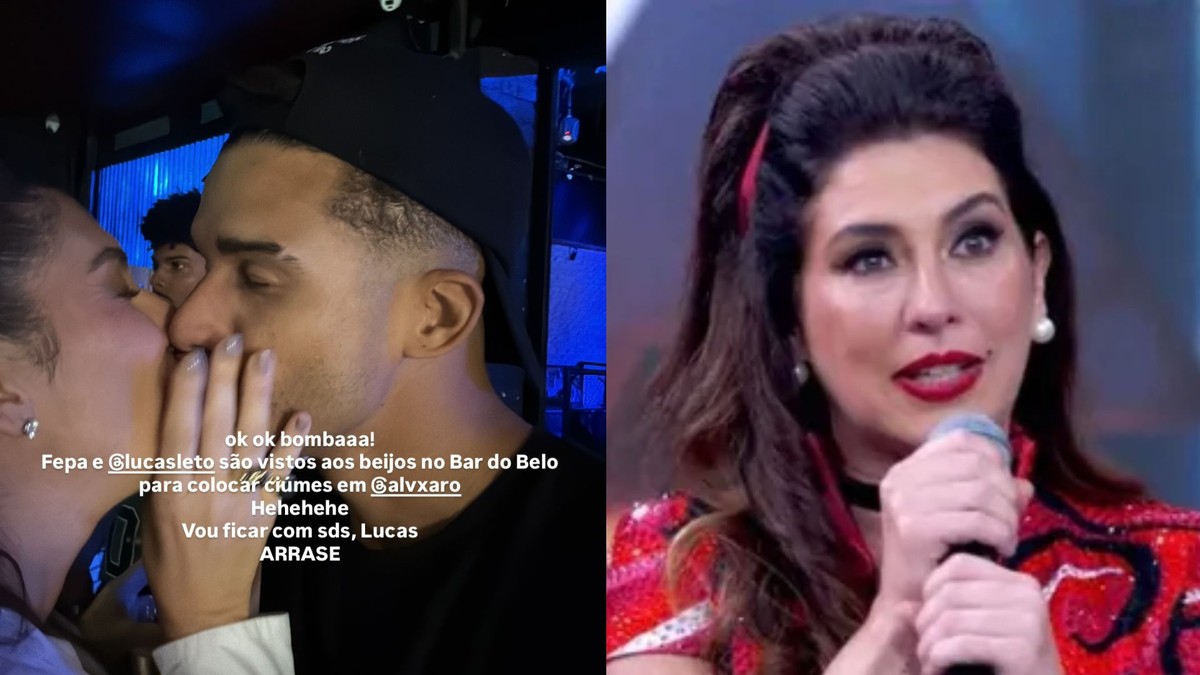 Eliminada do 'Dança dos Famosos', Fê Paes Leme posta selinho em Lucas Leto para fazer 'ciúmes' em Álvaro