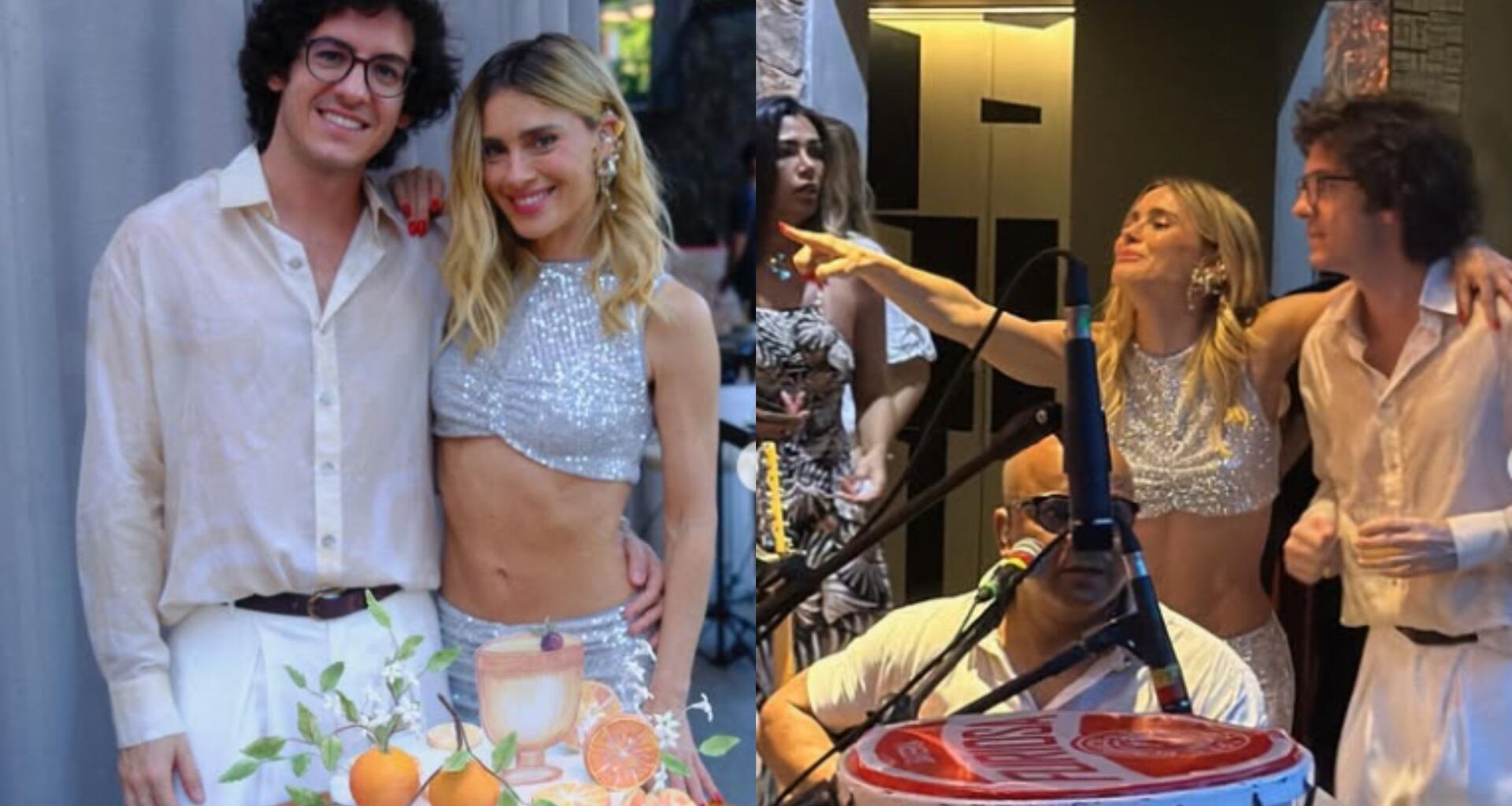 Carolina Dieckmmann e Matheus Senra - Fotos: Reprodução/Instagram