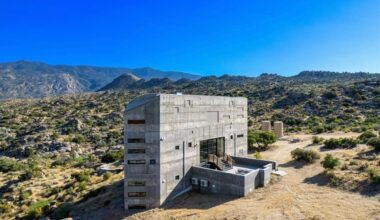 Por dentro da Casa Concreto, avaliada em R$ 8,5 milhões, em deserto na Califórnia | Casas