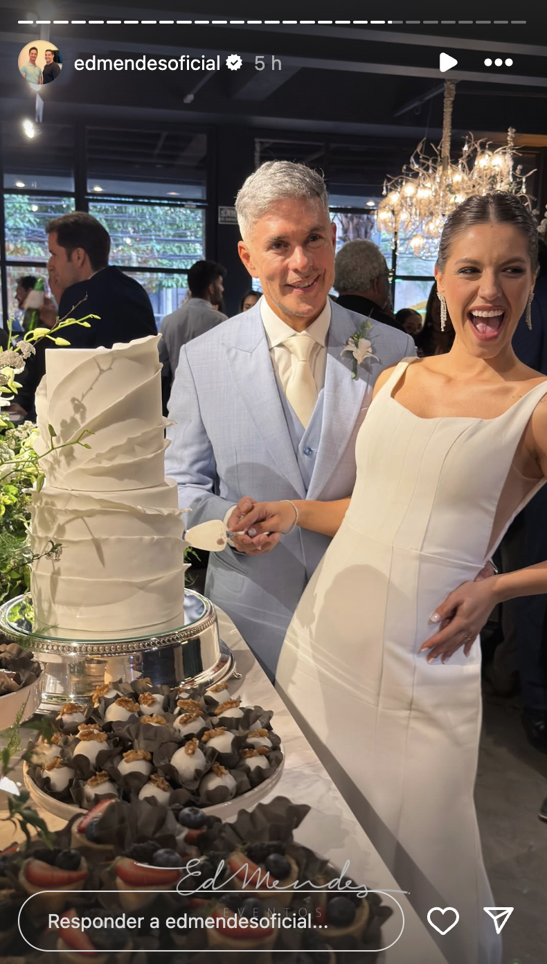 Casamento de Ivan Moré e Giovanna Lemos - Foto: Reprodução / Instagram @edmendesoficial