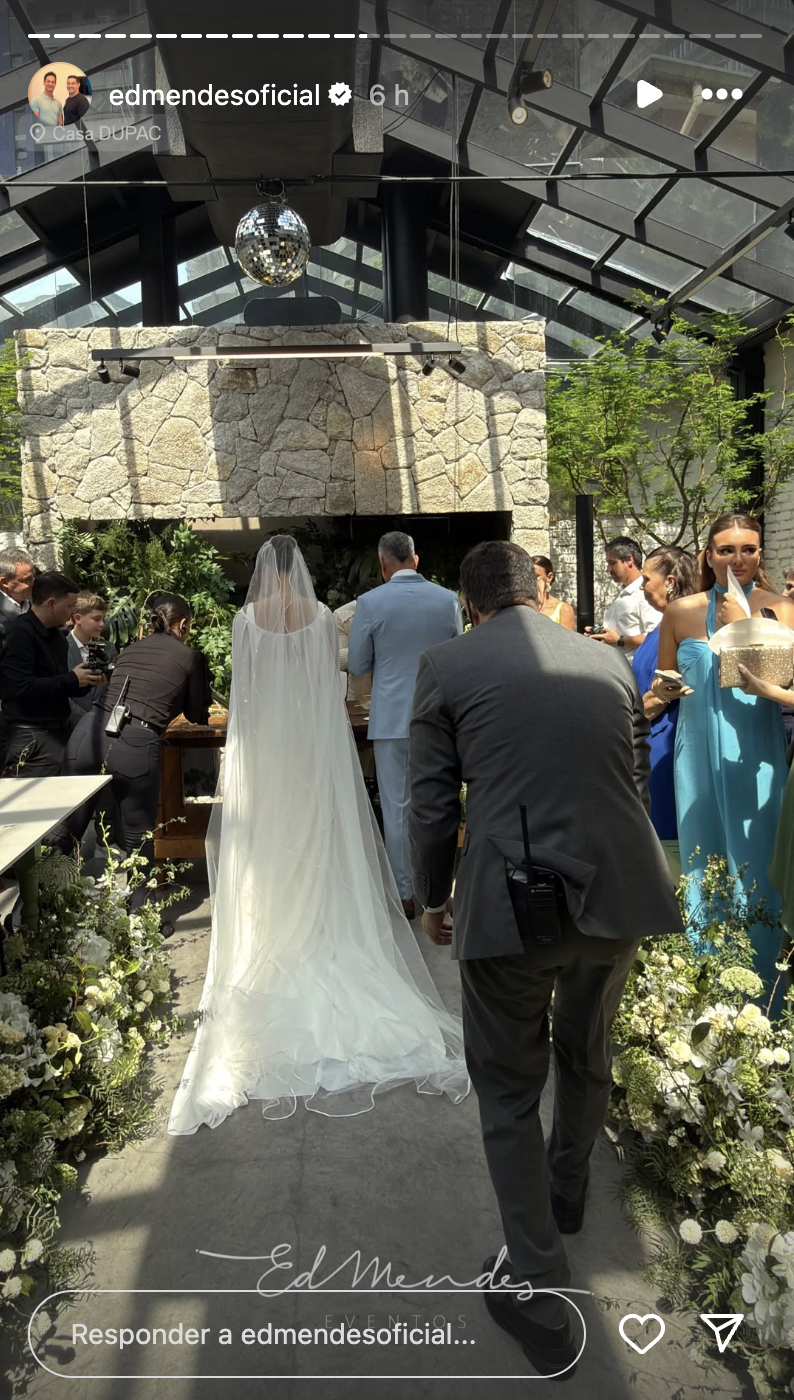 Casamento de Ivan Moré e Giovanna Lemos - Foto: Reprodução / Instagram @edmendesoficial