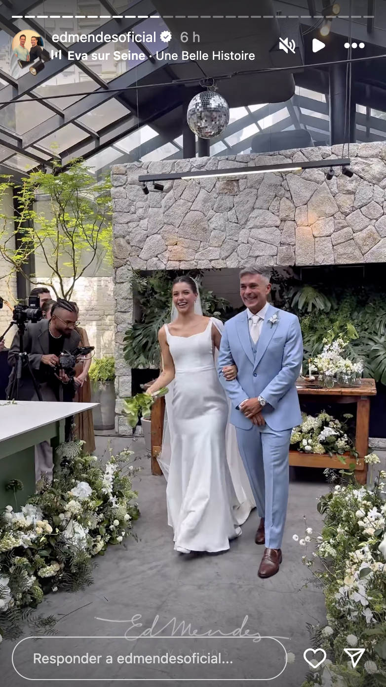 Casamento de Ivan Moré e Giovanna Lemos - Foto: Reprodução / Instagram @edmendesoficial