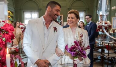 Globo divulga as primeiras imagens do casamento de Odete Roitman e César em Vale Tudo