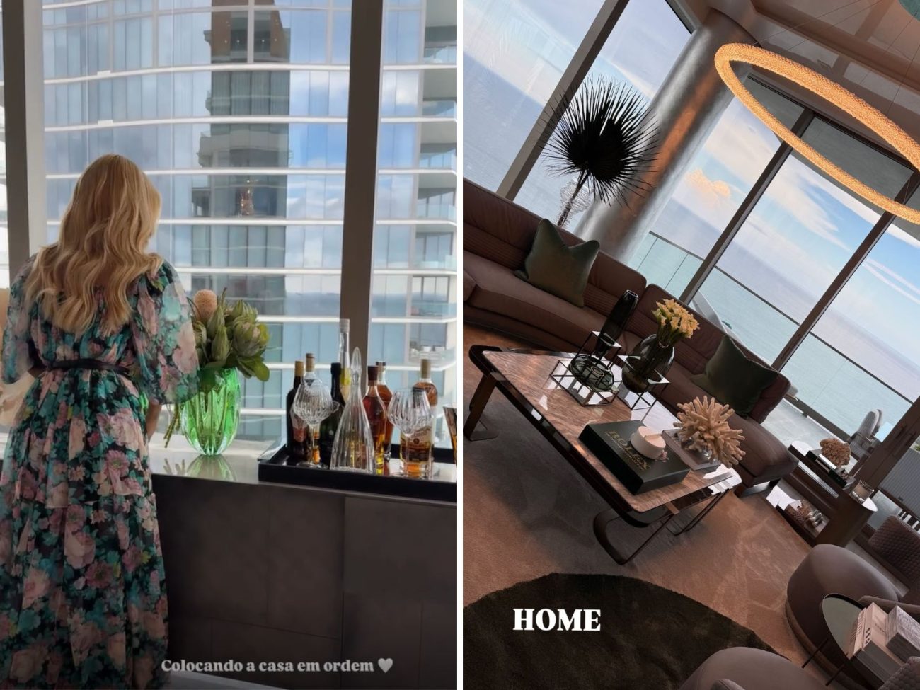 Esposa de Justus, Ana Paula Siebert, de Blumenau, mostra detalhes de luxo de novo apartamento