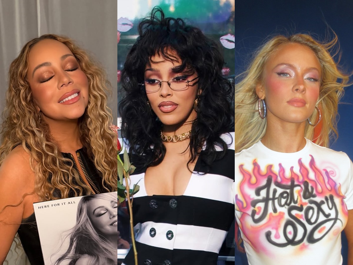 Como foi a estreia dos novos álbuns de Mariah Carey, Doja Cat e Zara Larsson no Spotify?