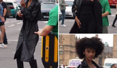 Modelo baiana Camille Vitória viraliza em vídeo de desfile surpresa nas ruas de Londres