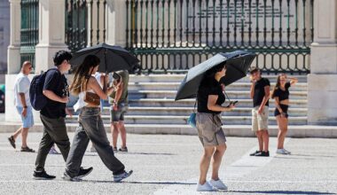 Sete Distritos de Portugal Sob Calor Intenso