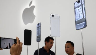 Desvalorização da Apple com Novos iPhones