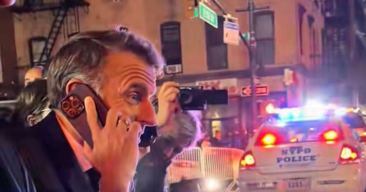Polícia de Nova Iorque manda parar carro de Macron para deixar passar comitiva de Trump (veja o vídeo)